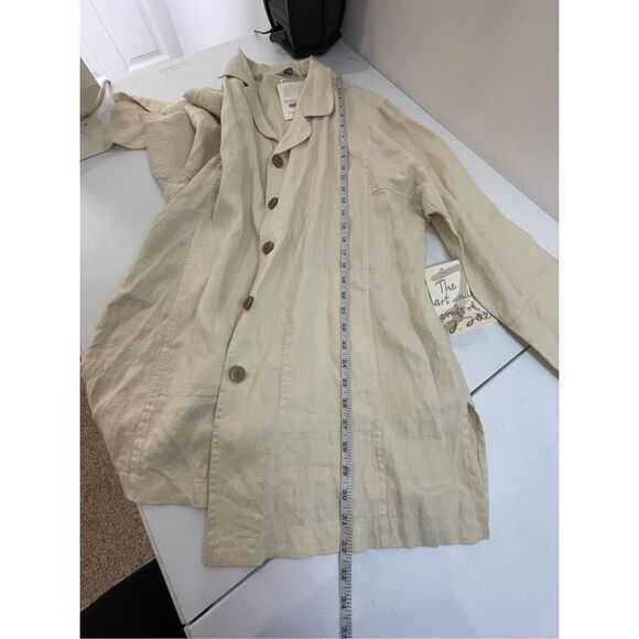 J. Jill women’s linen jacket size large tan NWT - Picture 4 of 7